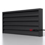 Ламели для забора жалюзи Luxe Л RAL 9005 – покрытие полиэстер, толщина 0,45 мм в Владивостоке  | фото 3