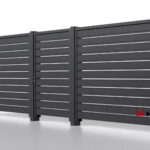 Планкен для забора 120 mm RAL 9005 – покрытие порошковое, толщина 0,45 мм в Владивостоке  | фото 5
