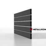 Планкен для забора ранчо 120 mm RAL 7024 – покрытие матовое, толщина 0,45 мм в Владивостоке  | фото 3