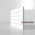 Планкен для забора ранчо 120 mm RAL 9003 – покрытие матовое, толщина 0,45 мм в Владивостоке  | фото 2