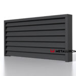 Ламели для забора жалюзи Premium U RAL 7024 – покрытие матовое, толщина 0,45 мм в Владивостоке  | фото 3